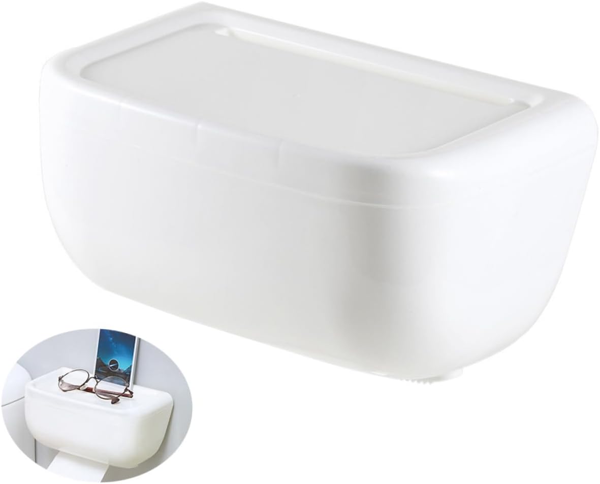 Hoement Toilet Paper Holder with Storage Rack