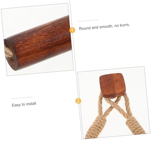 Alipis Rustic Toilet Paper Holder with Storage