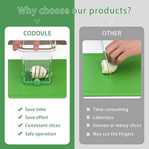 BIGOWL 2 Blades Vegetable Fruit Chopper with Container 1