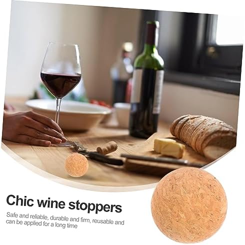 4 Pcs Yellow Wooden Wine Bottle Stopper Tiki Kit