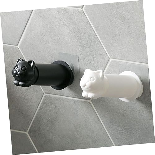 POPETPOP Wall Mounted Toilet Paper Holder Cute Animal Design Space Saving Bathroom Organizer
