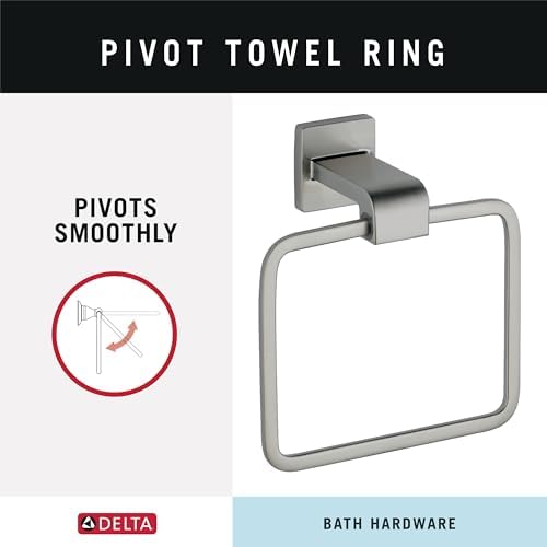 Delta Ara Hand Towel Holder Stainless Steel