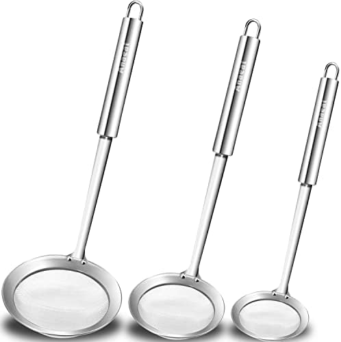 Anaeat Fat Skimmer Spoon Set of 3 with Long Handle