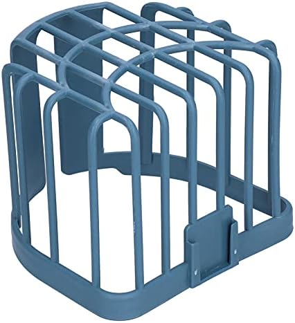 Zerodis Toilet Paper Holder with Drainage and Hollow Design Dark Blue