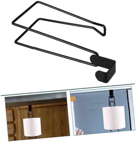 ELAYARD Wall Mounted Toilet Paper Holder Black