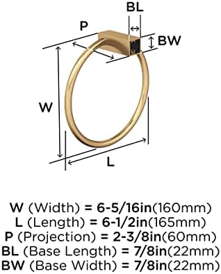 Amerock BH36082CZ Champagne Bronze Towel Bar 1