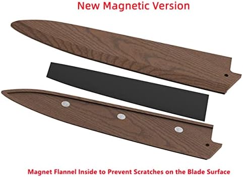 Aibote Black Walnut Knife Sheath for Sashimi Knives