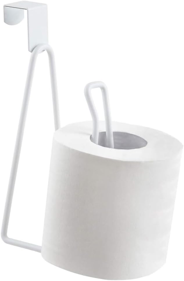 Wedhapy Toilet Roll Holder Over The Tank - White