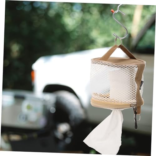 Mobestech Portable Toilet Paper Holder Bag for Camping and Car Use