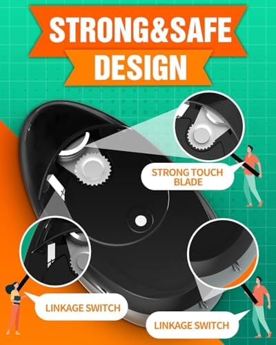 Fahsiam One-Touch Electric Can Opener Black
