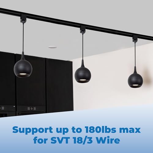 OHLECTRIC Pendant Track Adapter Set of 4 Black
