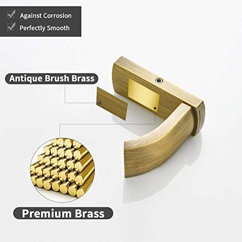 WINCASE Antique Brass Towel Hook 2 Pack 1