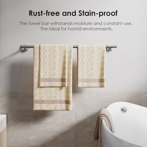 FORIOUS 14 Inch Towel Bar with Mounting Hardware