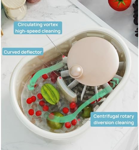 Uptiar Fruit Cleaner Spinner Washer Pro - Green 1