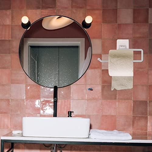 TEHAUX Wall-Mounted Toilet Paper Holder Roll Storage Stand