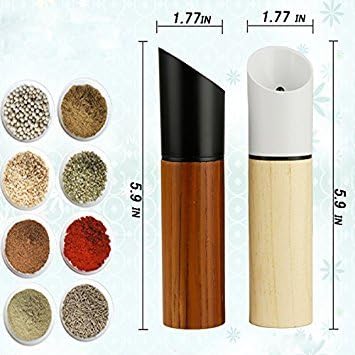 Da Jia Wooden Salt and Pepper Grinder Set