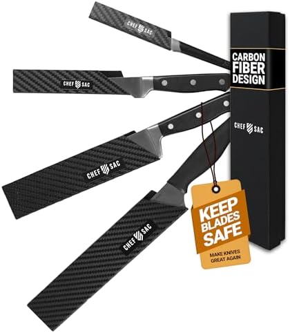 Chef Sac Knife Edge Guards - 4-Pack Durable ABS Sheath