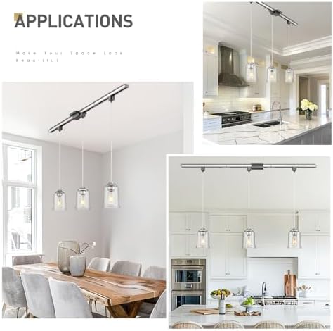 Zeyu 3 Light H Track Pendant Light Fixtures 1