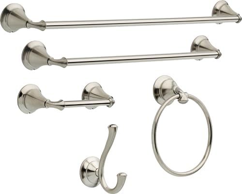 Delta Faucet 79446-SS Linden Towel Ring 1