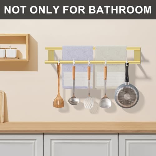 LUNLIDA 24in Double Towel Bar Stainless Steel 1
