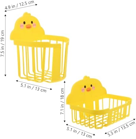 Lurrose 2Pcs Wall Mount Toilet Paper Holders with Adorable Design