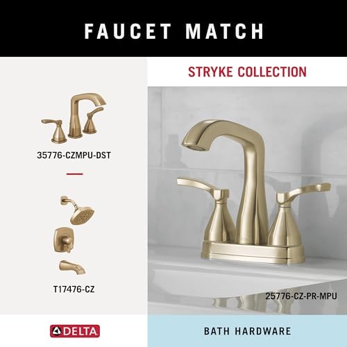 DELTA Stryke 8 in Towel Bar in Champagne Bronze