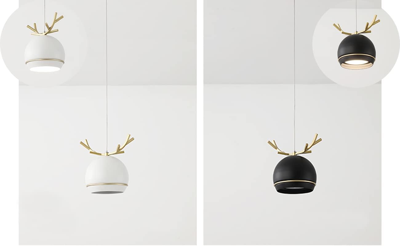 Dimmable Macaron Black Iron Pendant Light 32 Ft