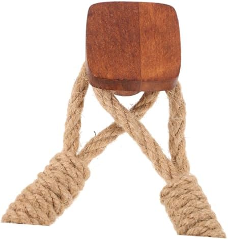Alipis Rustic Toilet Paper Holder with Storage