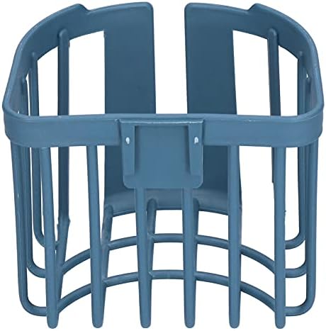 Zerodis Toilet Paper Holder with Drainage and Hollow Design Dark Blue