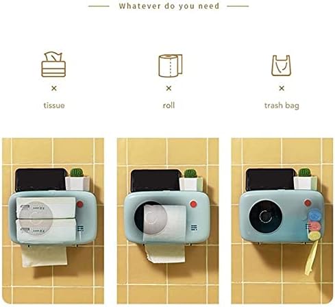 TYZK Blue Multifunctional Tissue Box Shelf