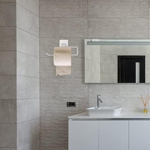TEHAUX Wall-Mounted Toilet Paper Holder Roll Storage Stand