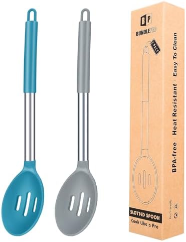 Pack of 2 Large Silicone Skimmers with BPA Free Handles