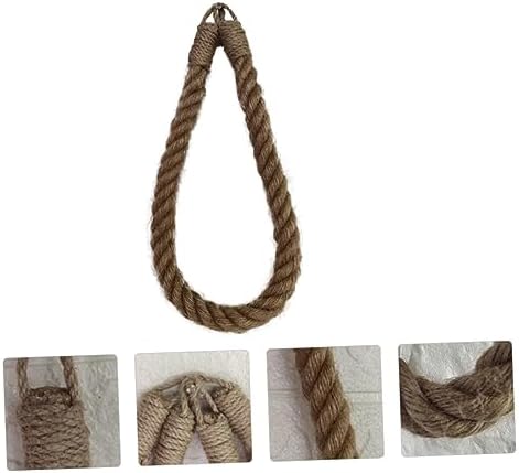 Rope Hanging Toilet Paper Holder Durable Storage Rack for Bathroom
