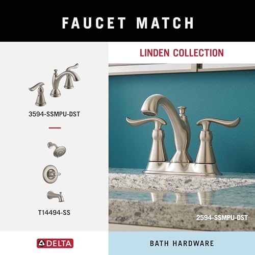 Delta Faucet 79446-SS Linden Towel Ring 1