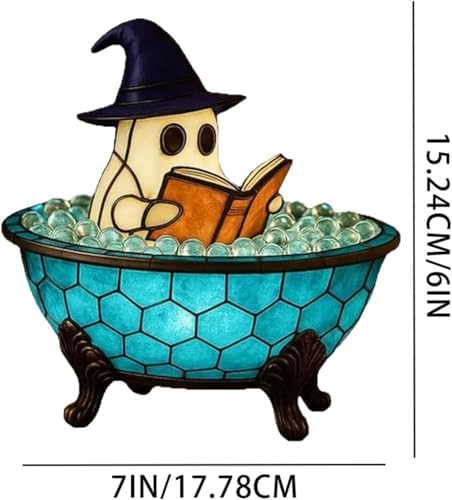 Ghost Bubble Bath Lamp Halloween Night Light