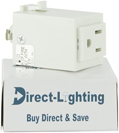 H System Track Outlet Adapter H860 White