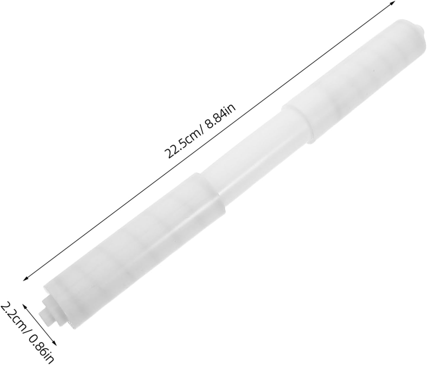 STOBAZA 3pcs Spring Loaded Toilet Paper Holder Rod