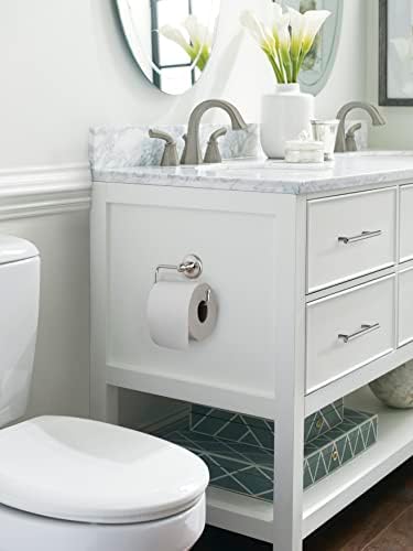 Amerock Wall Mounted Brushed Nickel Toilet Paper Holder