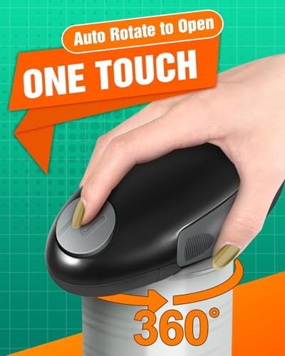 Fahsiam One-Touch Electric Can Opener Black