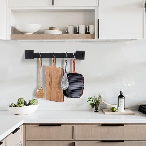12-Inch Matte Black Stainless Steel Towel Bar