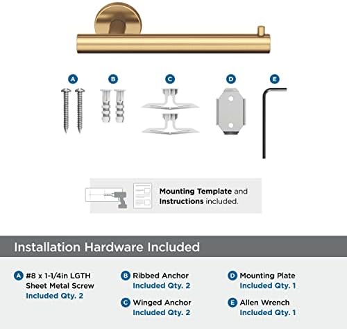 Amerock BH26540CZ Champagne Bronze Toilet Paper Holder 1