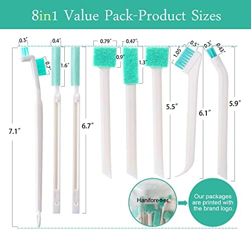 Haniforever 8in1 Small Cleaning Brush Set 1