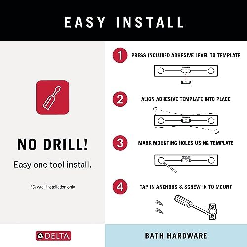 Delta Faucet 76418 Ashlyn 18 Inch Towel Bar Chrome 1