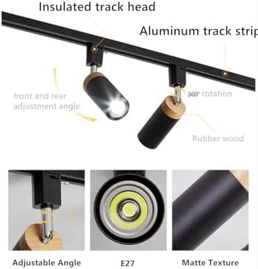 LED 2 Light Track Lighting Kit - Grey