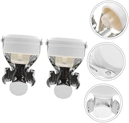 Zerodeko 2pcs Stainless Steel Wine Stoppers