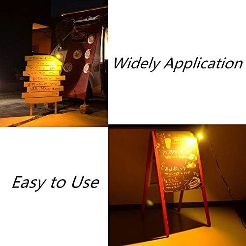 WeFoonLo 5W LED Clip Light Outdoor Waterproof Desk Spotlight Lamp