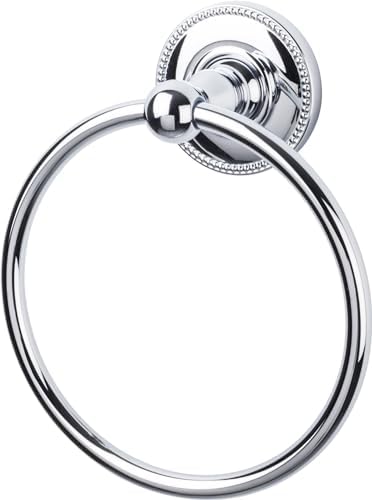 Top Knobs ED5BSNA Towel Ring Brushed Satin Nickel