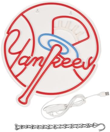 AHlove Yankees Neon Signs Wall Decor 13x145inches
