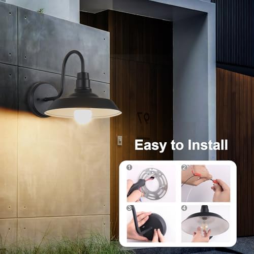 Double Century 2-Pack Barn Light Outdoor Wall Sconce