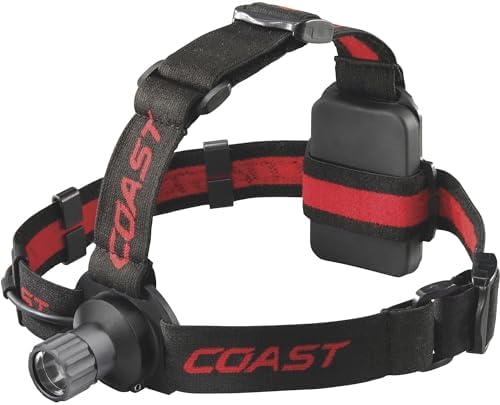 Coast HL40 300 Lumen LED Head Lamp with Wide Flood Beam